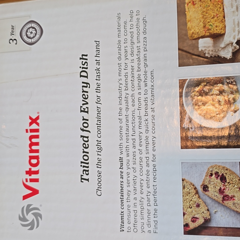 NIB Vitamix 32-Ounce Dry Grains Container - Never Opened - Picture 16 of 16